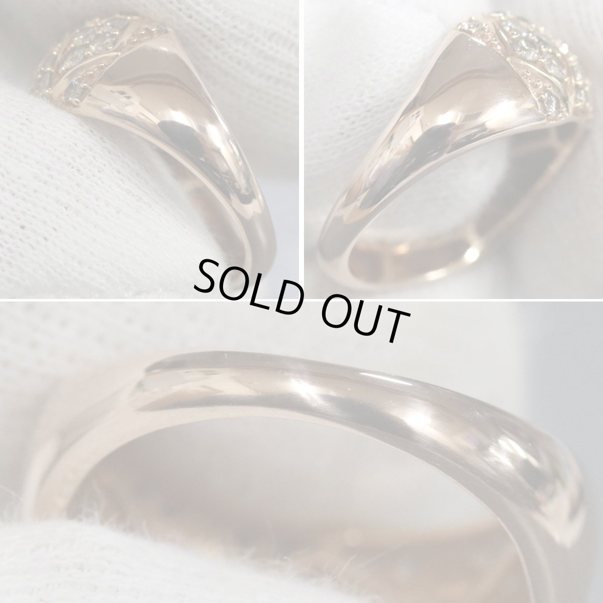 画像6: K18PGブラウンダイヤモンドリング D1.00 4.9g #11 (6)