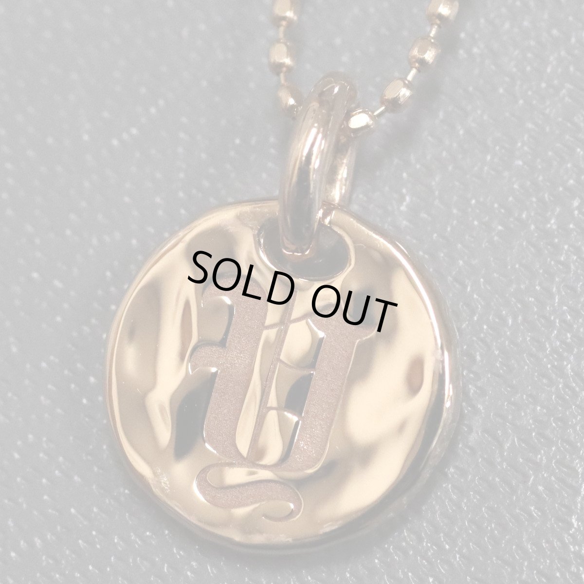 画像3: K18PGイニシャルコインペンダント Y 2.7g (3)