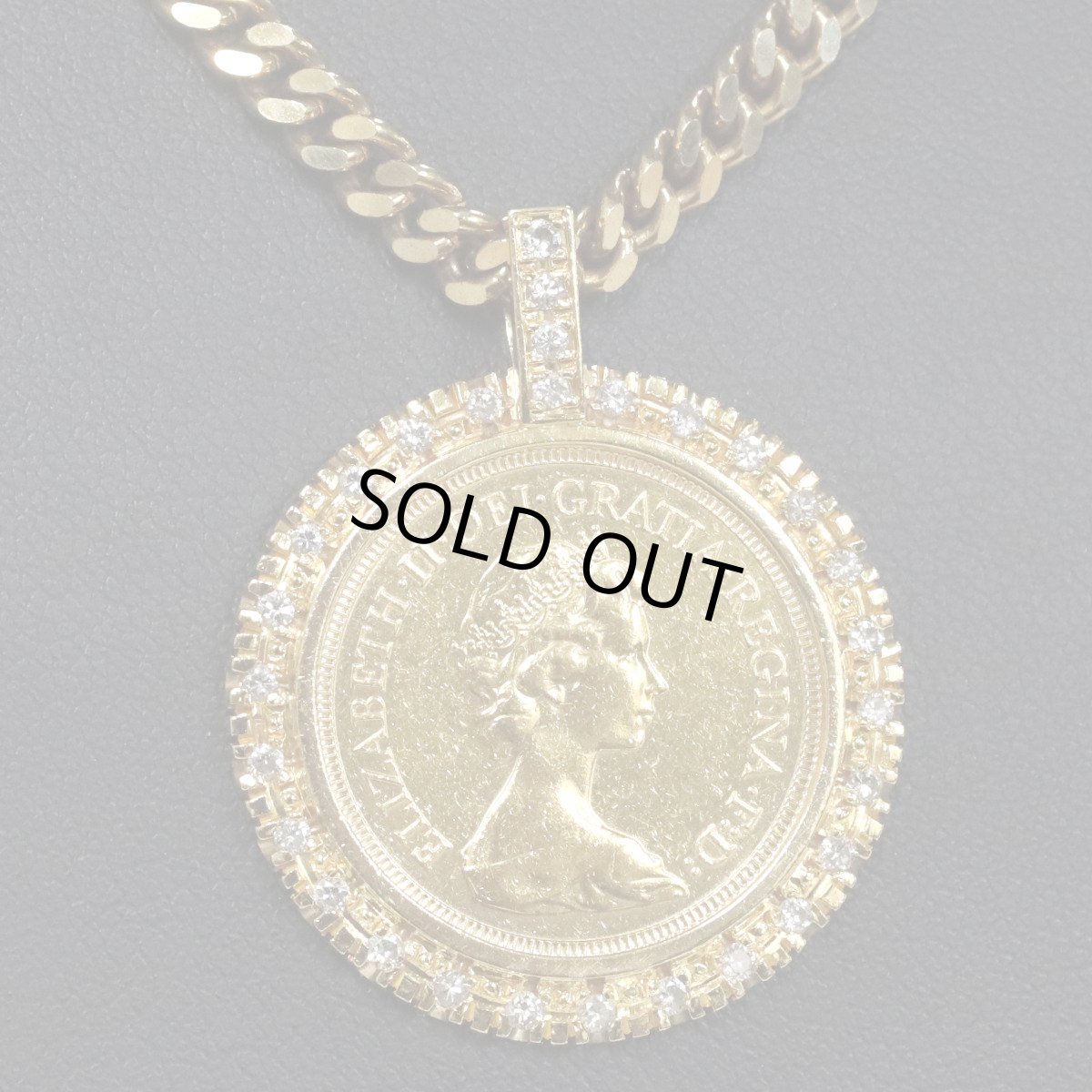 画像8: K22/K18ペンダントトップ D0.52 12.5g (8)