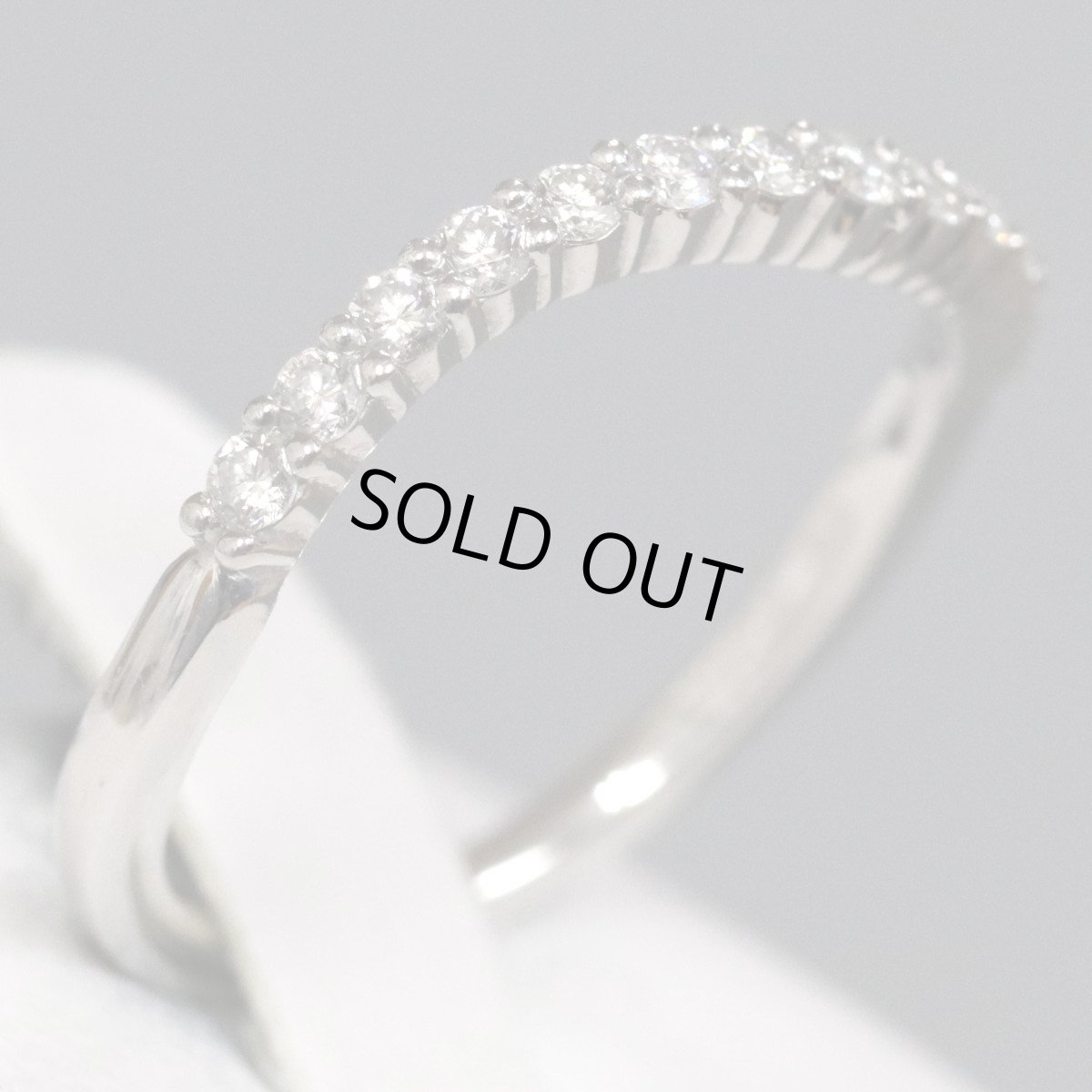 画像2: ヨンドシー Pt950ダイヤモンドリング 2.2g #8.5 (2)