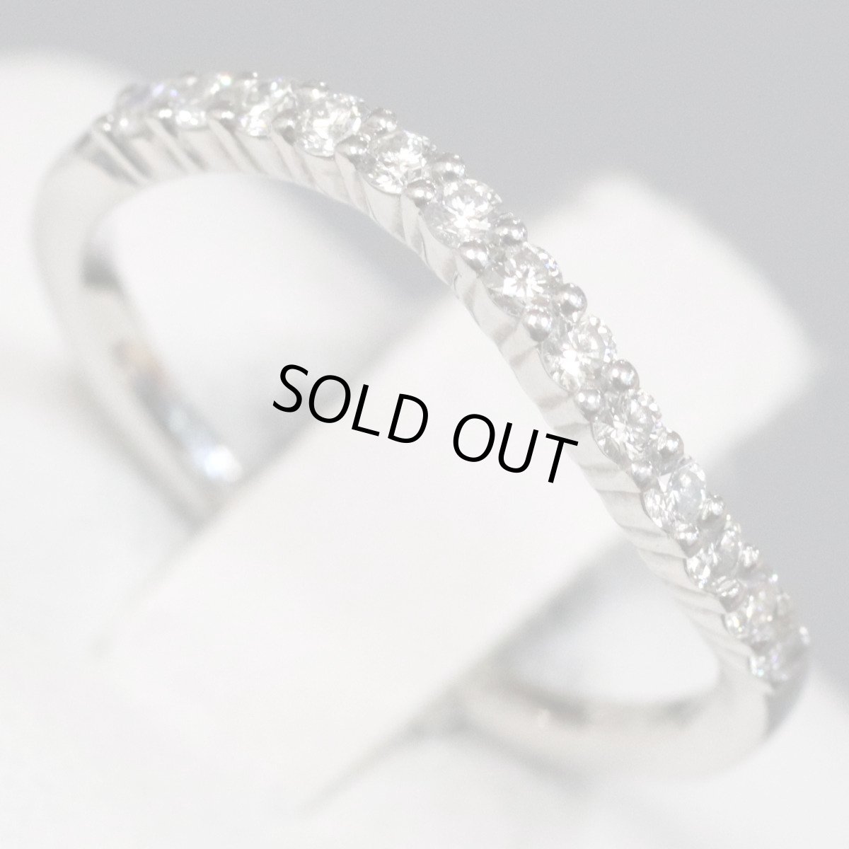 画像4: ヨンドシー Pt950ダイヤモンドリング 2.2g #8.5 (4)