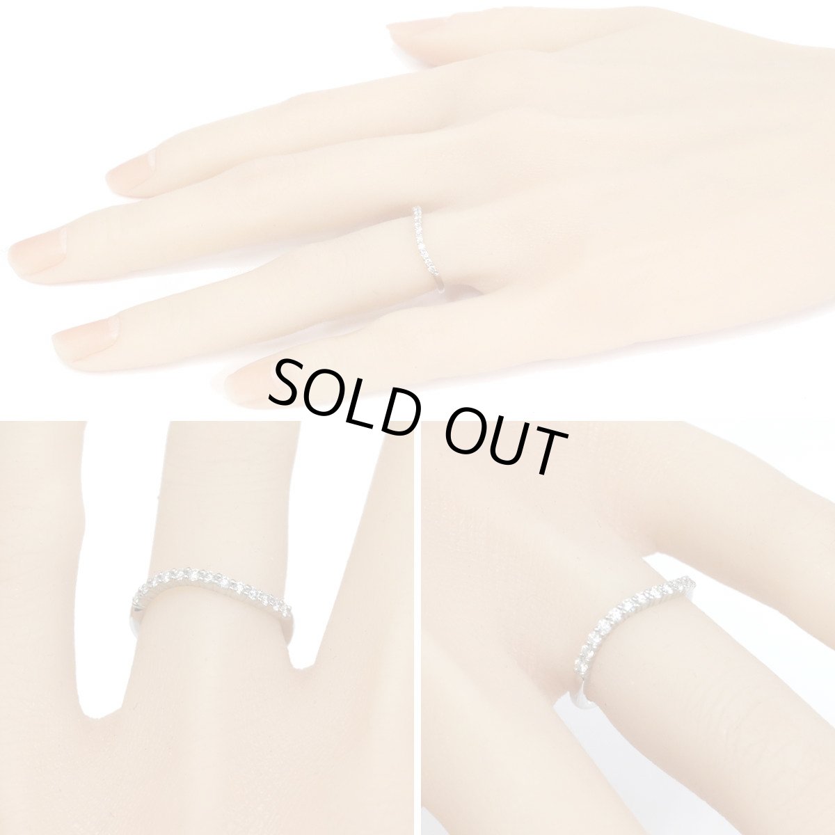 画像9: ヨンドシー Pt950ダイヤモンドリング 2.2g #8.5 (9)