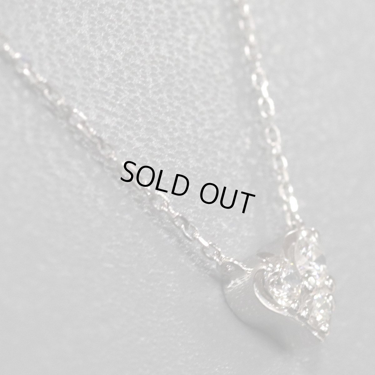 画像3: ヨンドシー Pt850ダイヤモンドネックレス ハートモチーフ D0.250 2.8g (3)