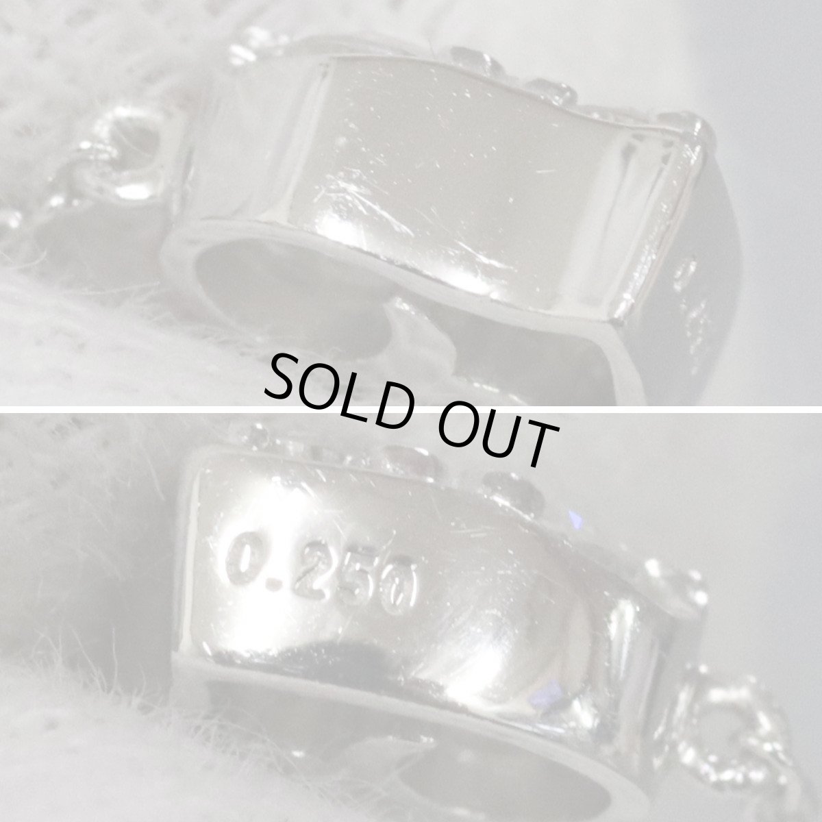 画像5: ヨンドシー Pt850ダイヤモンドネックレス ハートモチーフ D0.250 2.8g (5)