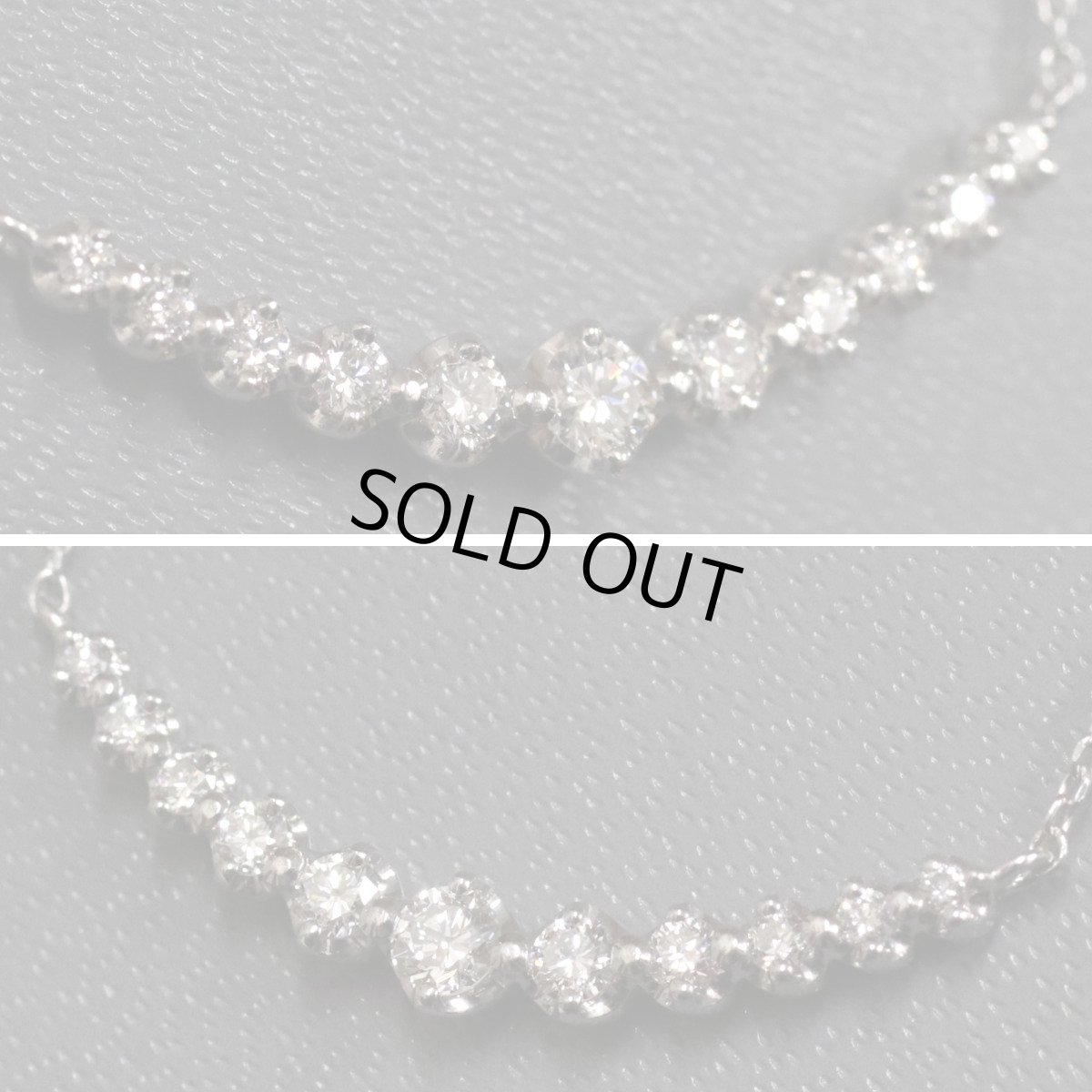 画像2: ヨンドシー Pt850ダイヤモンドネックレス 2.7g プラチナ (2)