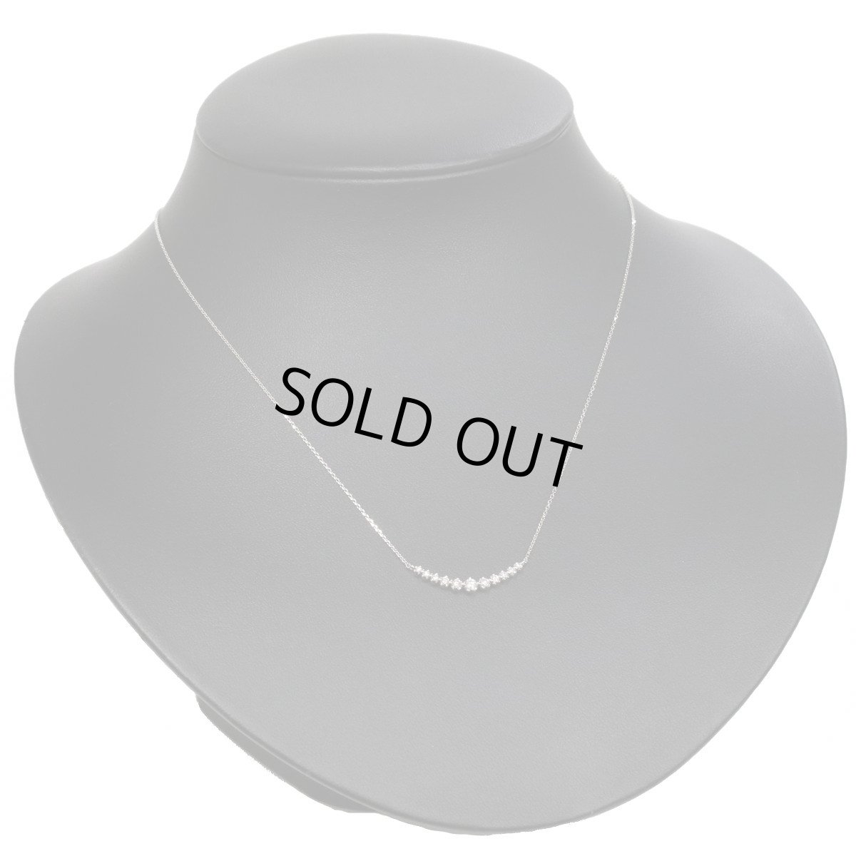 画像5: ヨンドシー Pt850ダイヤモンドネックレス 2.7g プラチナ (5)