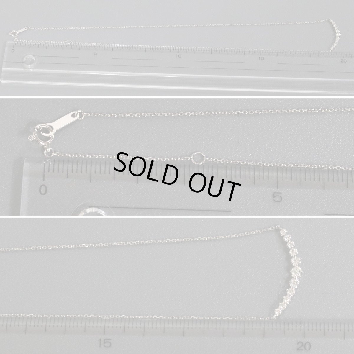 画像8: ヨンドシー Pt850ダイヤモンドネックレス 2.7g プラチナ (8)