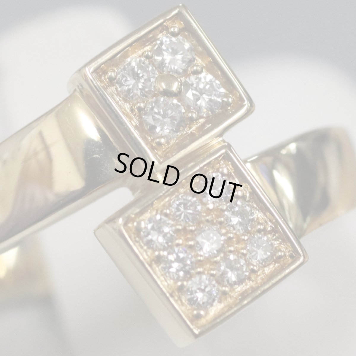 画像3: K18ダイヤモンドリング D0.18 5.5g #11 (3)