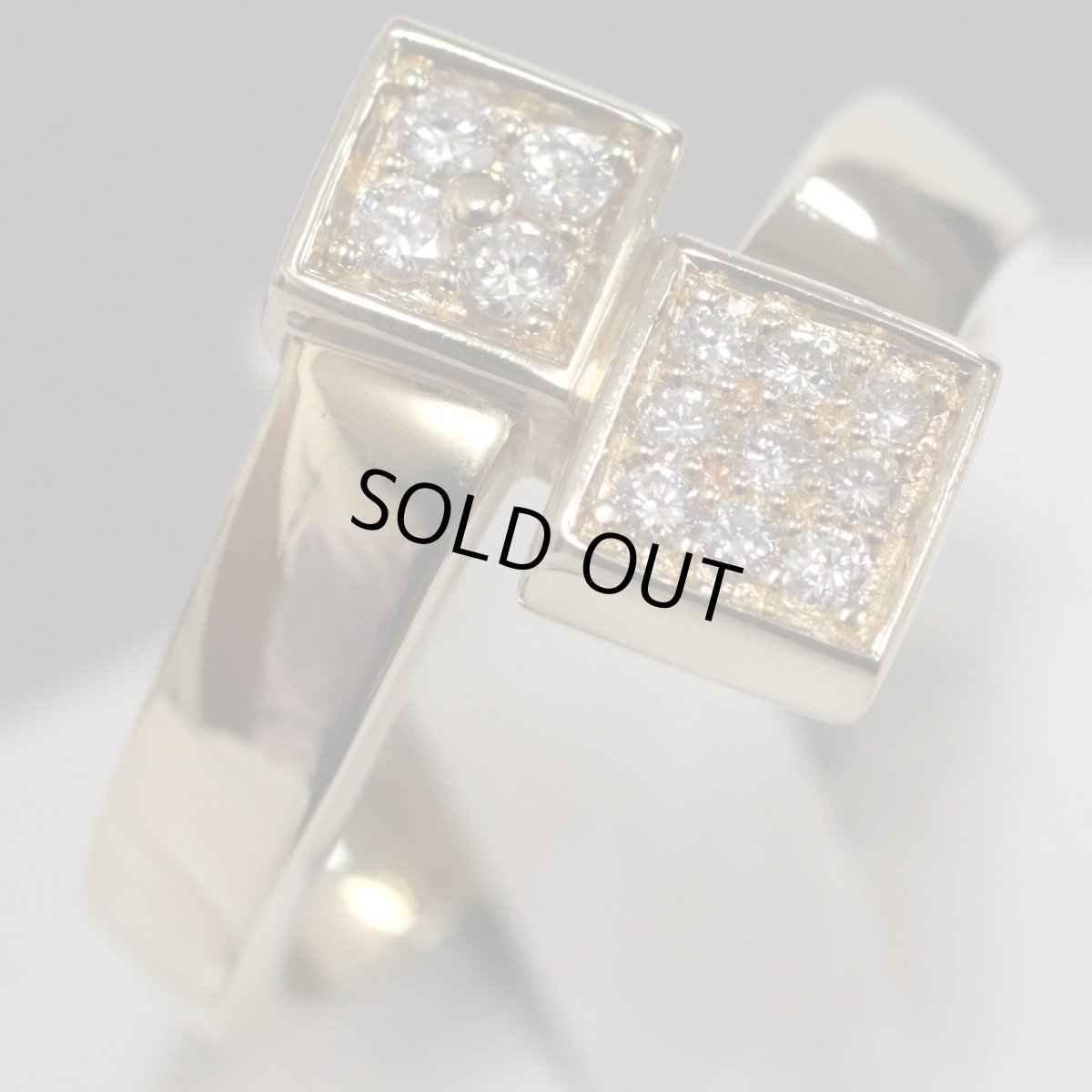 画像4: K18ダイヤモンドリング D0.18 5.5g #11 (4)