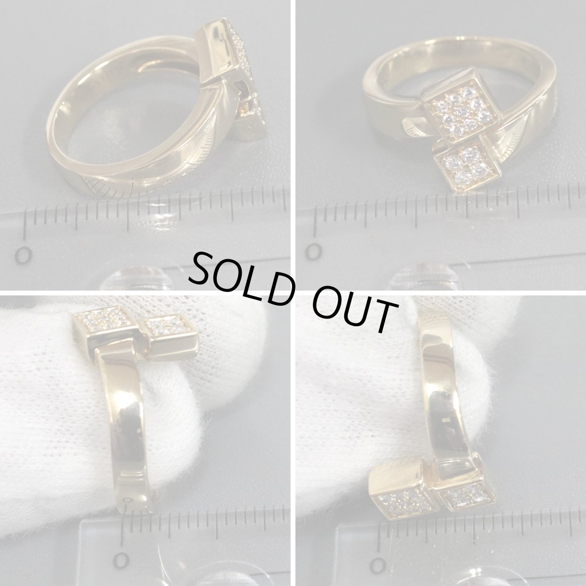 画像9: K18ダイヤモンドリング D0.18 5.5g #11 (9)