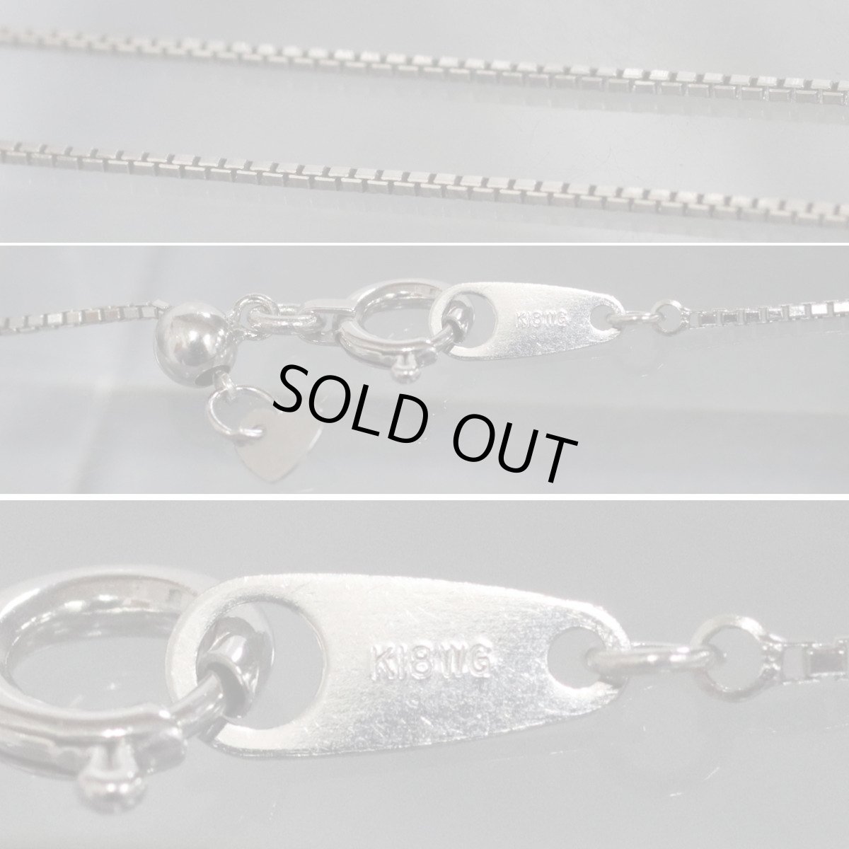 画像8: K18WGブラックダイヤモンドペンダント クロスモチーフ BkD0.57 5.5g (8)