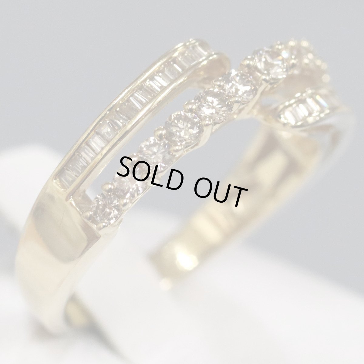 画像3: K18ブラウンダイヤモンドリング D0.60 3.9g #15 (3)