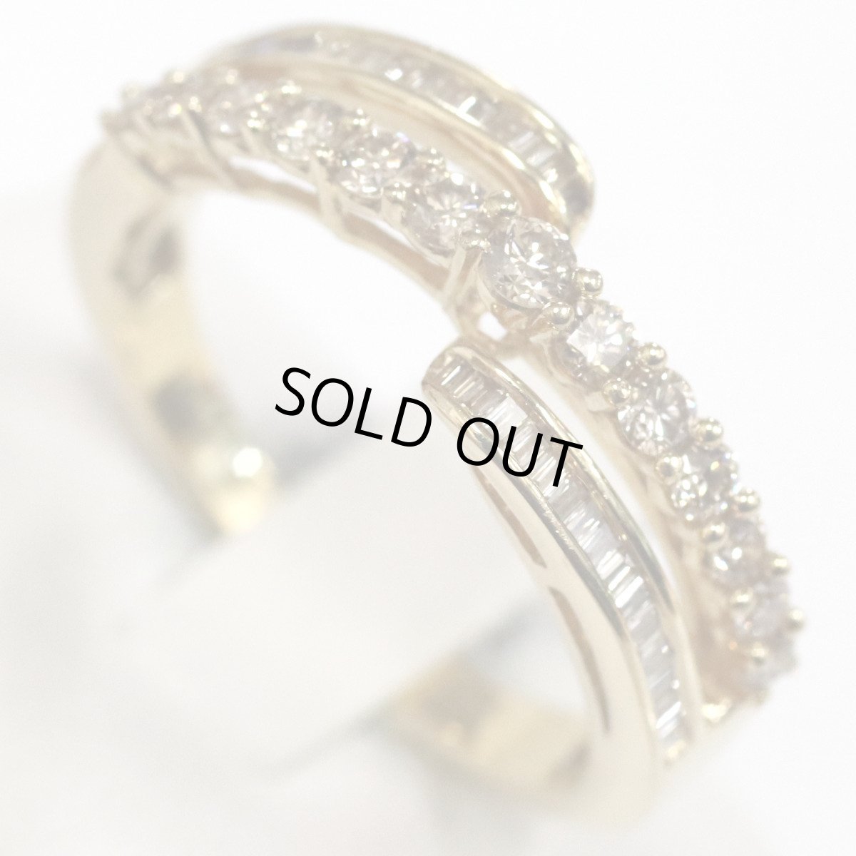 画像4: K18ブラウンダイヤモンドリング D0.60 3.9g #15 (4)