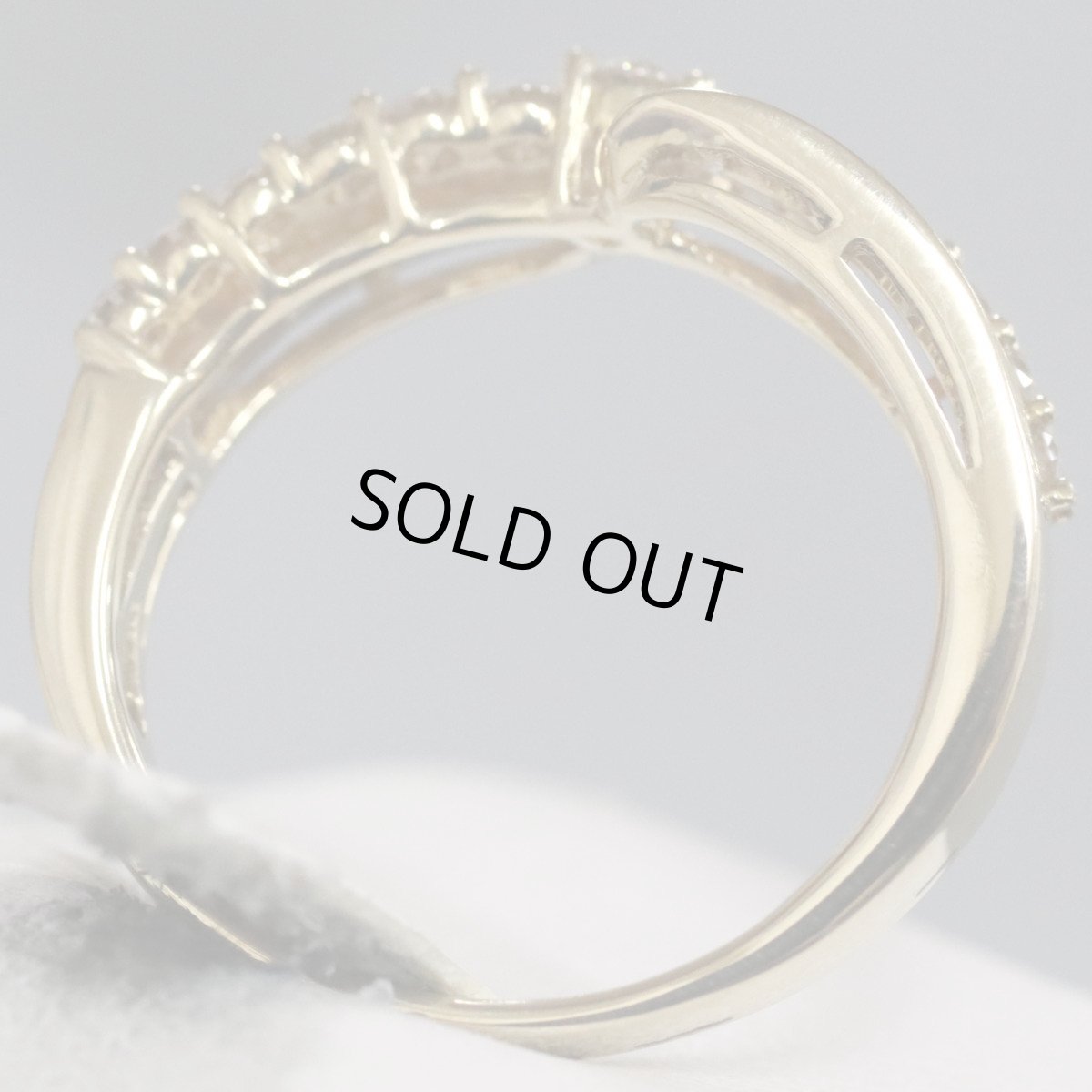 画像5: K18ブラウンダイヤモンドリング D0.60 3.9g #15 (5)