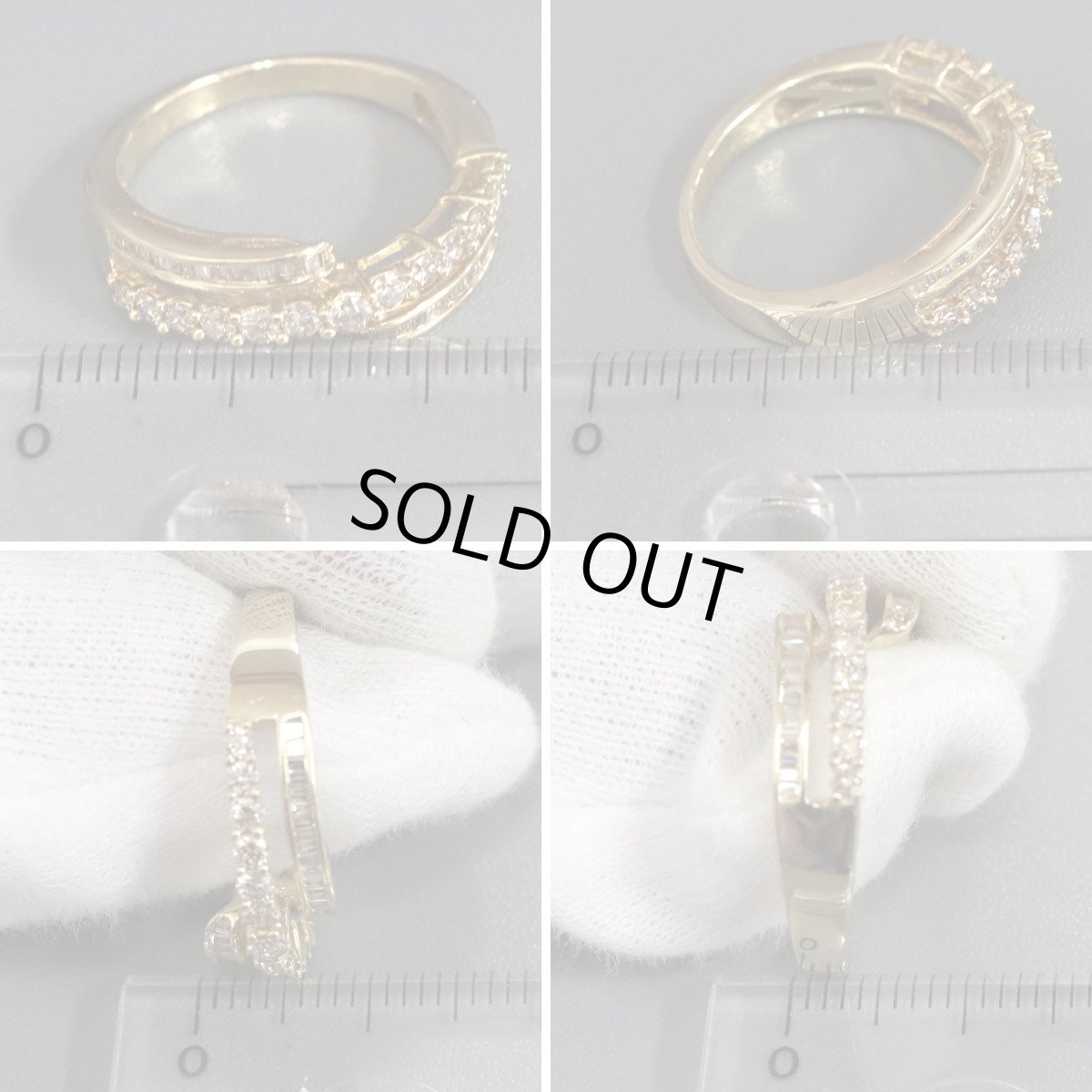 画像9: K18ブラウンダイヤモンドリング D0.60 3.9g #15 (9)