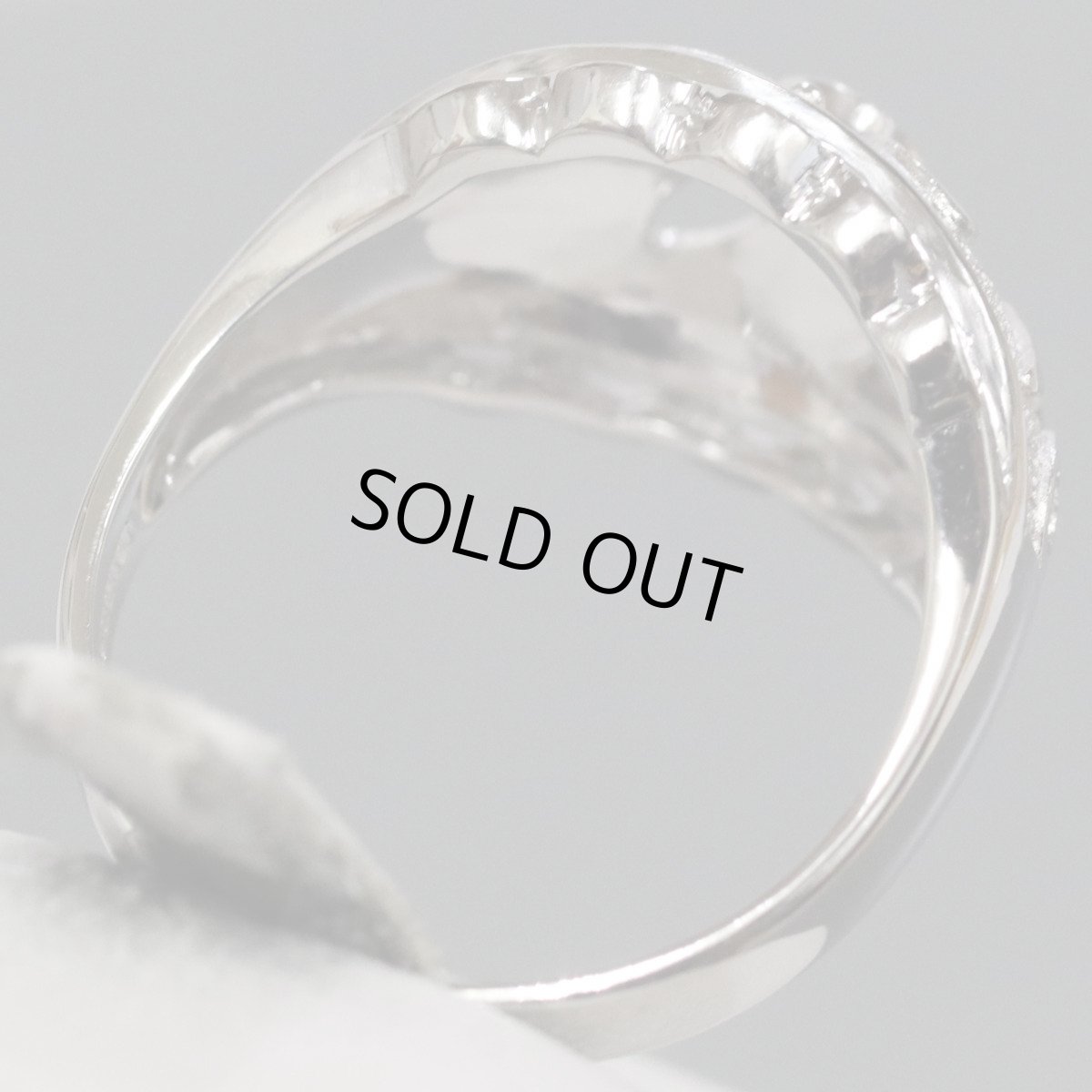 画像5: 奥井 泰子 Pt900ダイヤモンドリング D0.05 6.1g #14 (5)