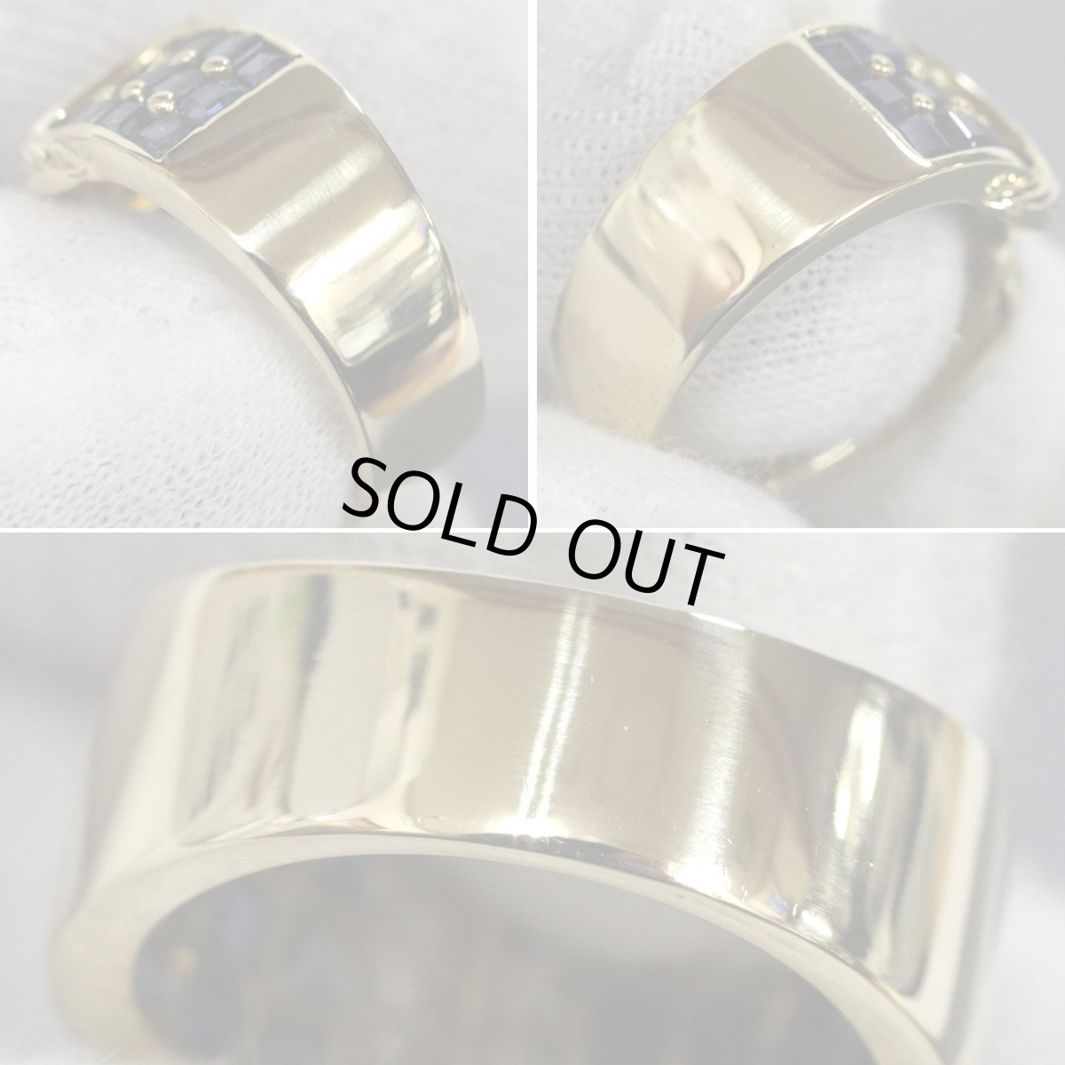 画像5: LARRY 750サファイアダイヤモンドリング 11.1g #12 (5)