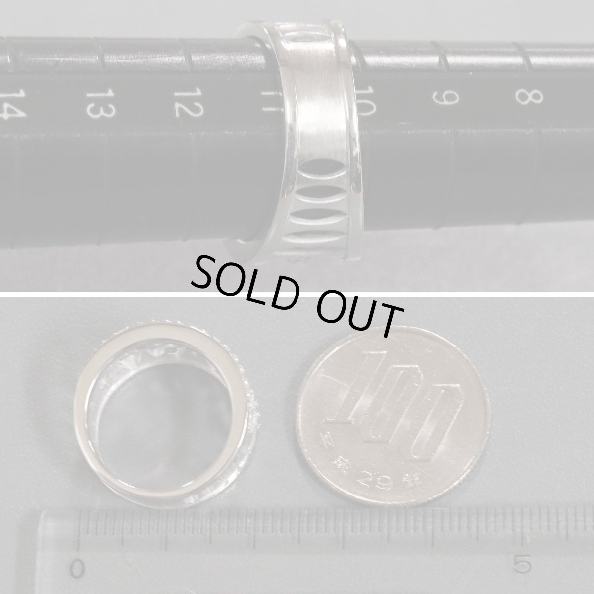 画像8: K18WGルビーダイヤモンドリング R0.14 D0.40 7.0g ＃11 ホワイトゴールド (8)