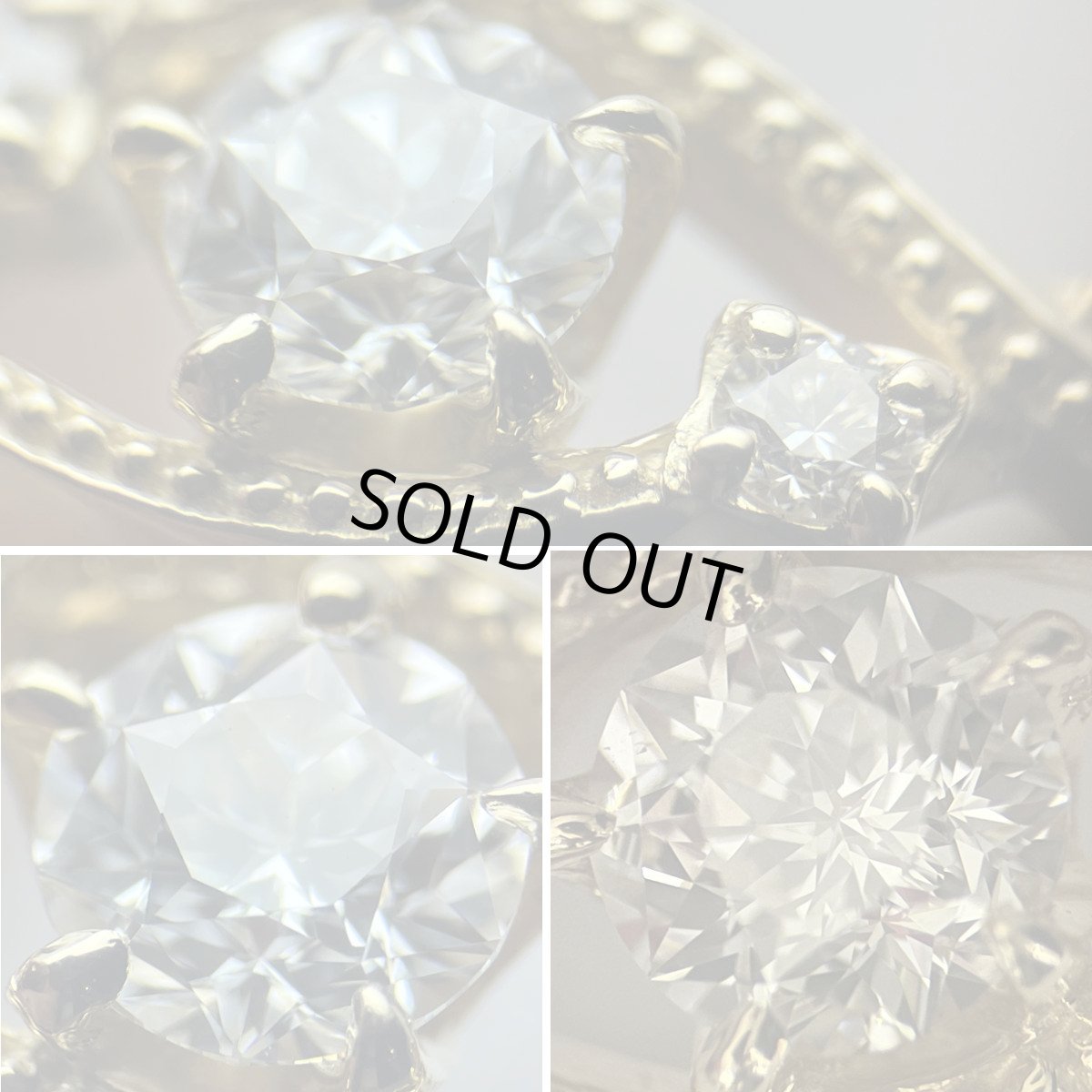 画像5: ウィッシュアポンアスター K18ダイヤモンドリング D0.13 D0.09 #11 (5)