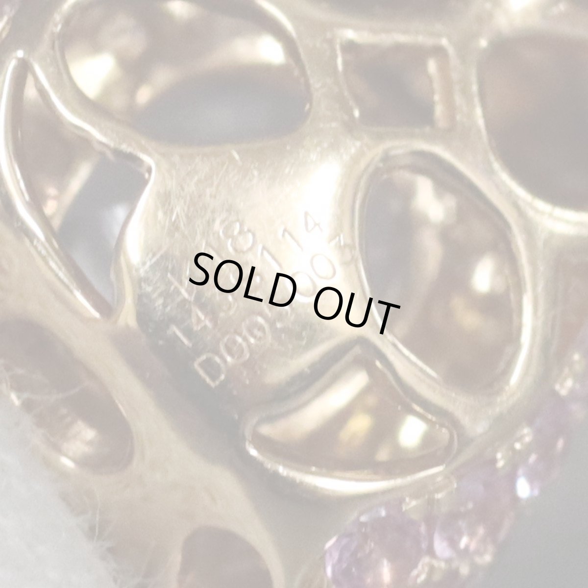 画像6: K18PGサファイアダイヤモンドペンダントトップ PrS1.43 PkS1.14 BkD0.05 D0.03 3.0g (6)