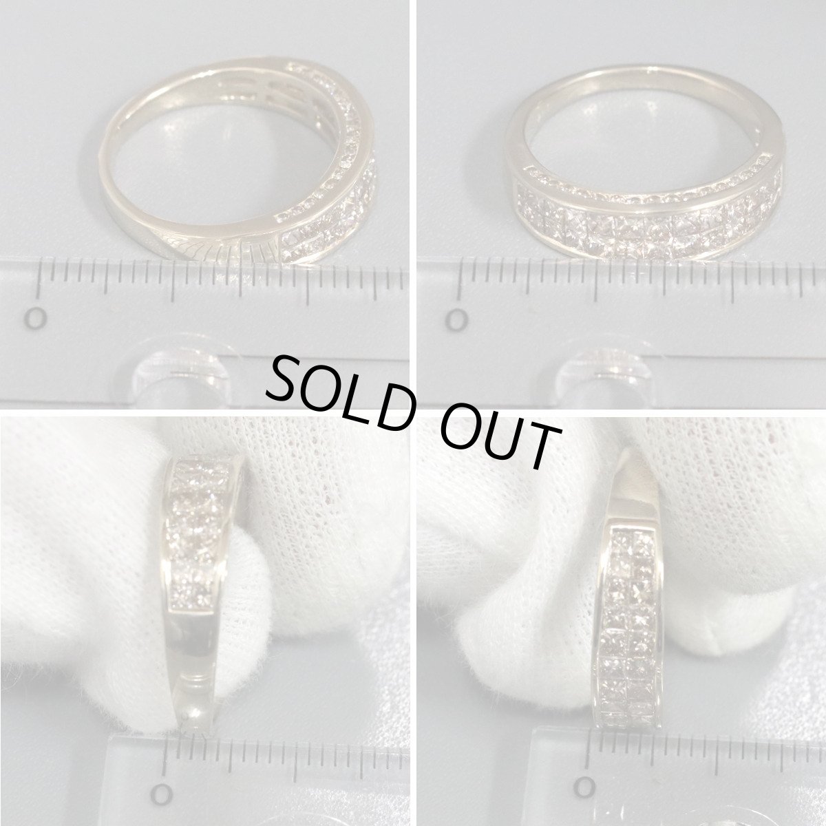 画像9: K18ダイヤモンドリング D1.46 4.6g #15 イエローゴールド (9)