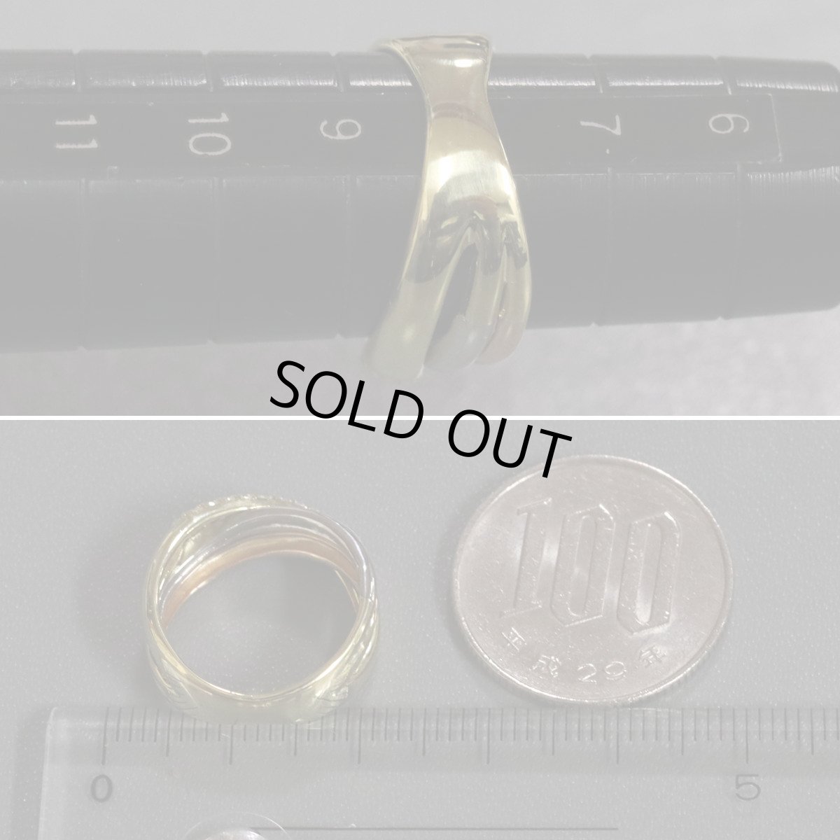 画像8: K18/K18PG/Pt900ダイヤモンドリング D0.31 5.1g #8 イエローゴールド ピンクゴールド プラチナ (8)