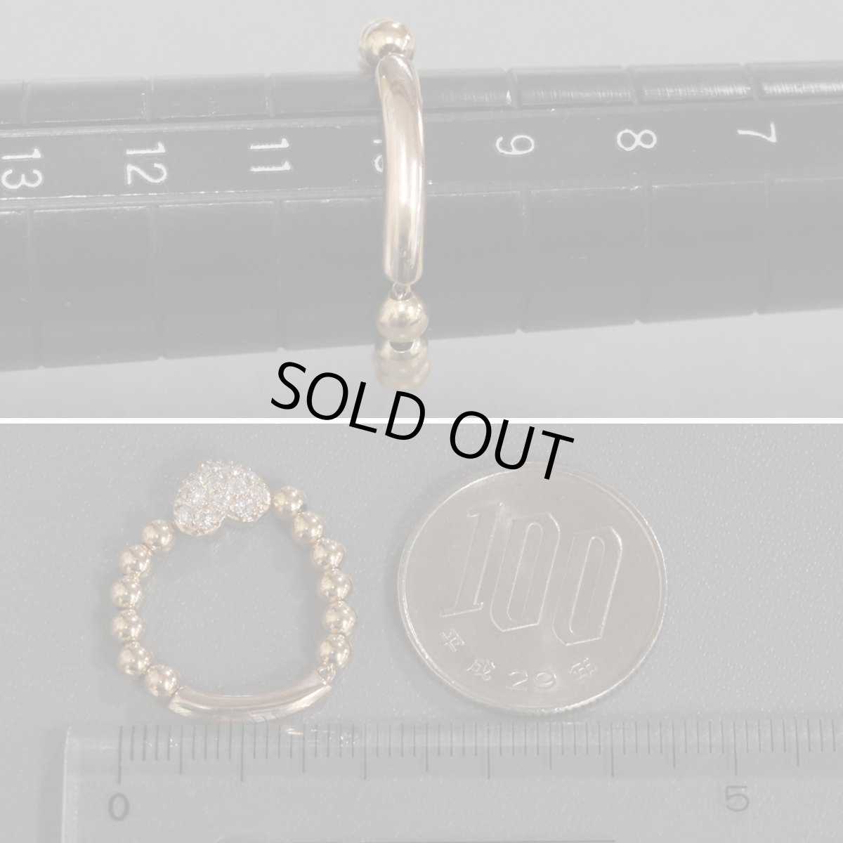 画像7: ポンテヴェキオ K18PGダイヤモンドリング D0.21 3.4g #10 (7)