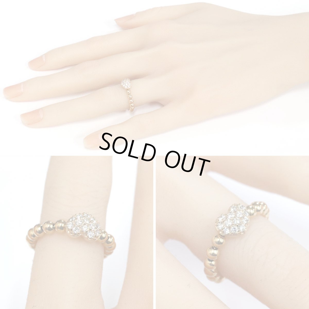 画像9: ポンテヴェキオ K18PGダイヤモンドリング D0.21 3.4g #10 (9)