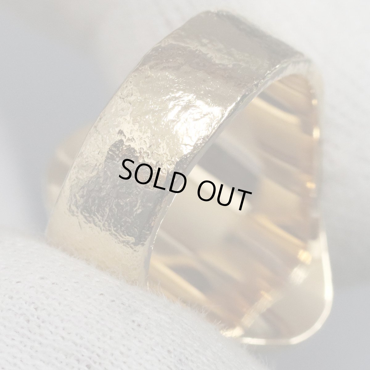 画像6: K20ダイヤモンドリング D0.87 #11.5 13.2g イエローゴールド (6)