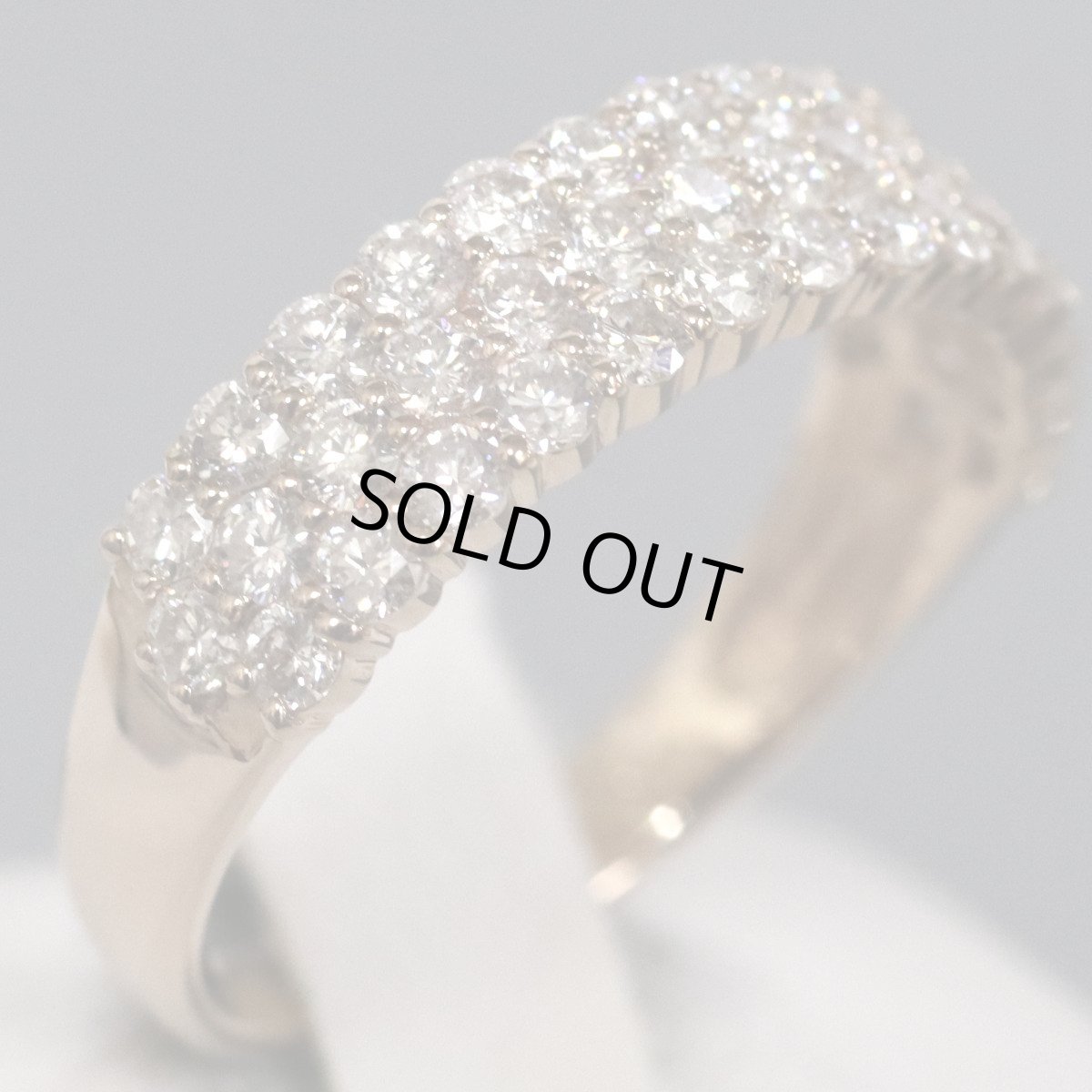 画像3: K18PGダイヤモンドリング D1.00 #12 2.6g (3)