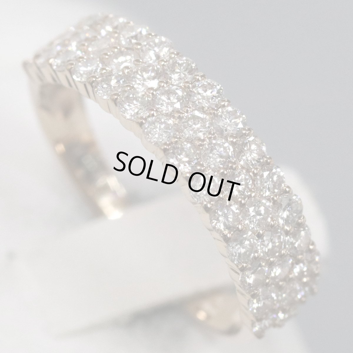 画像4: K18PGダイヤモンドリング D1.00 #12 2.6g (4)