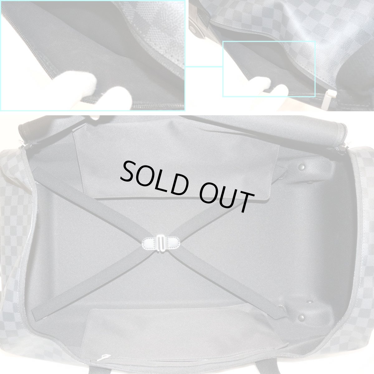 画像8: 2輪キャリーケース ダミエ・グラフィット ホライゾン ソフト 2R65(N40174) (8)