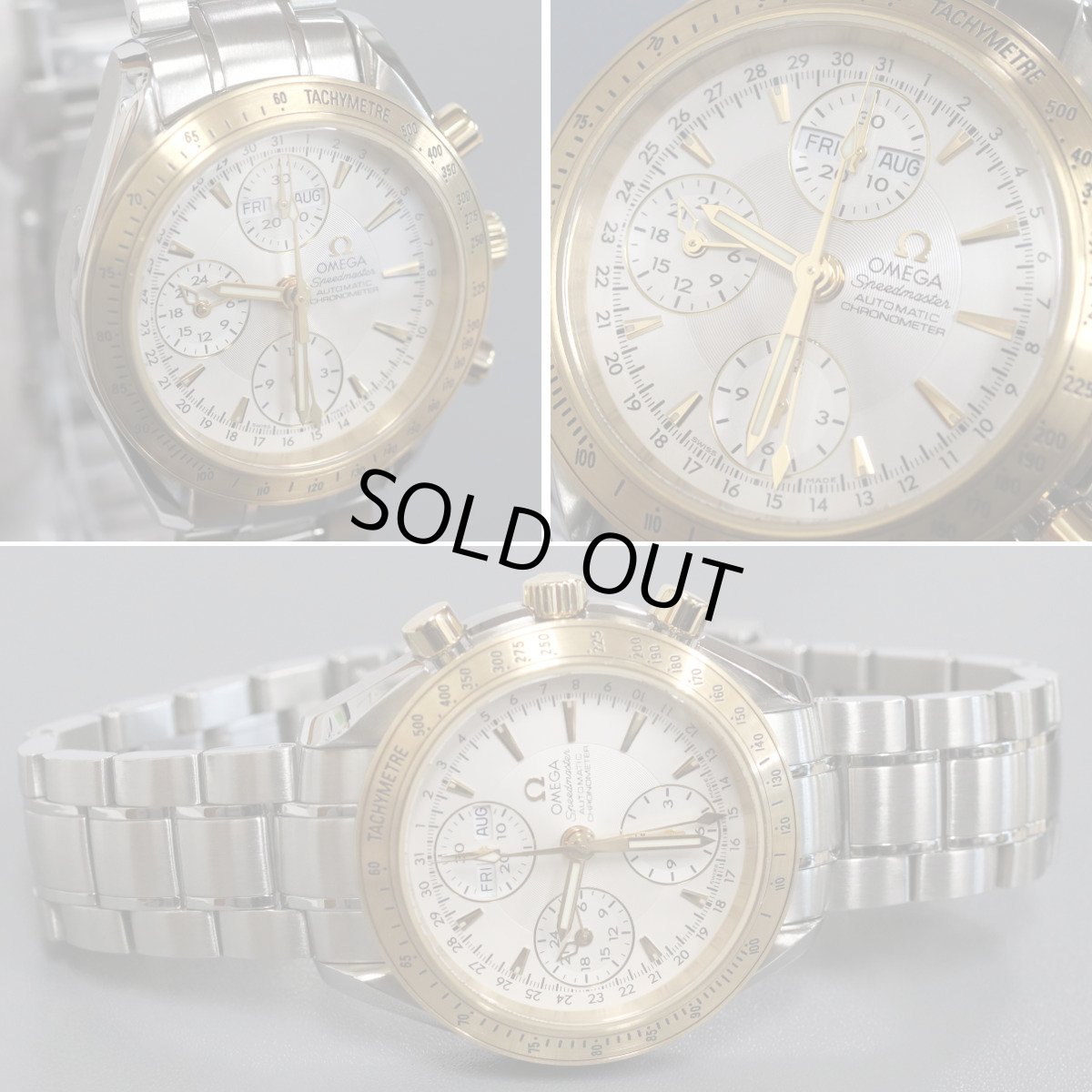 画像2: スピードマスター デイデイト トリプルカレンダー(323.21.40.44.02.001)K18/SS (2)