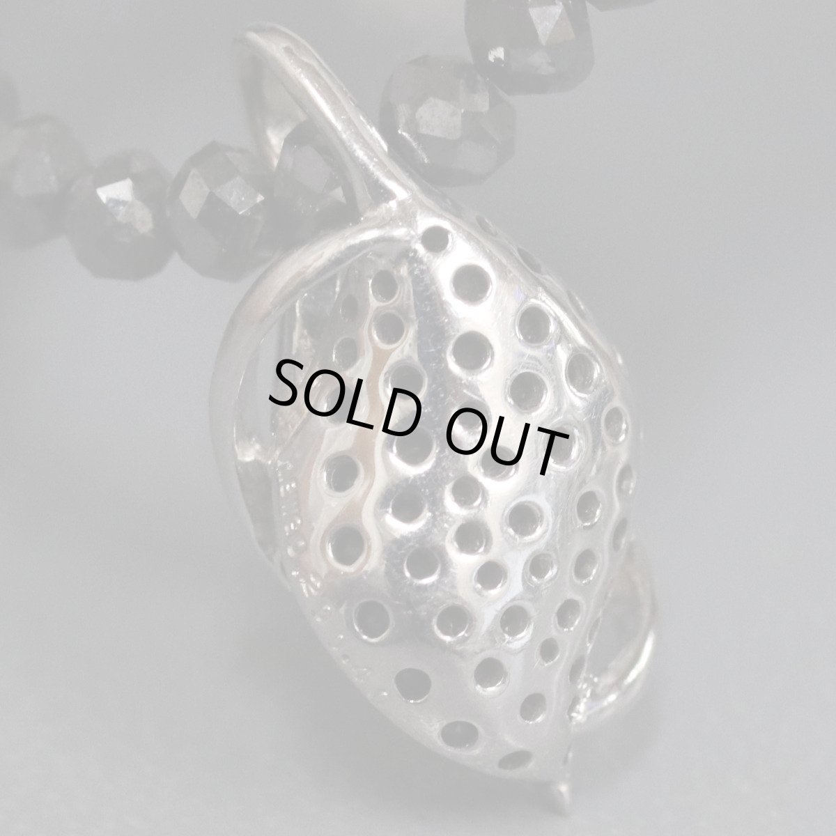 画像4: K18WGブラックダイヤモンド/ダイヤモンドペンダント BkD20.00 D0.40 BkD0.20 7.7g AJ付44cm ホワイトゴールド (4)