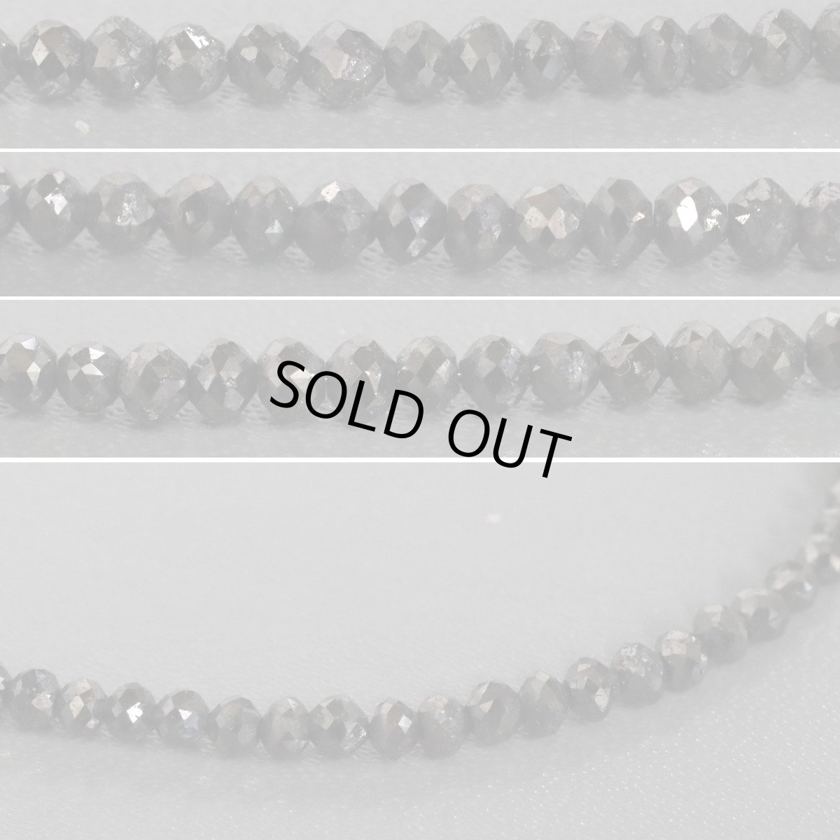 画像9: K18WGブラックダイヤモンド/ダイヤモンドペンダント BkD20.00 D0.40 BkD0.20 7.7g AJ付44cm ホワイトゴールド (9)