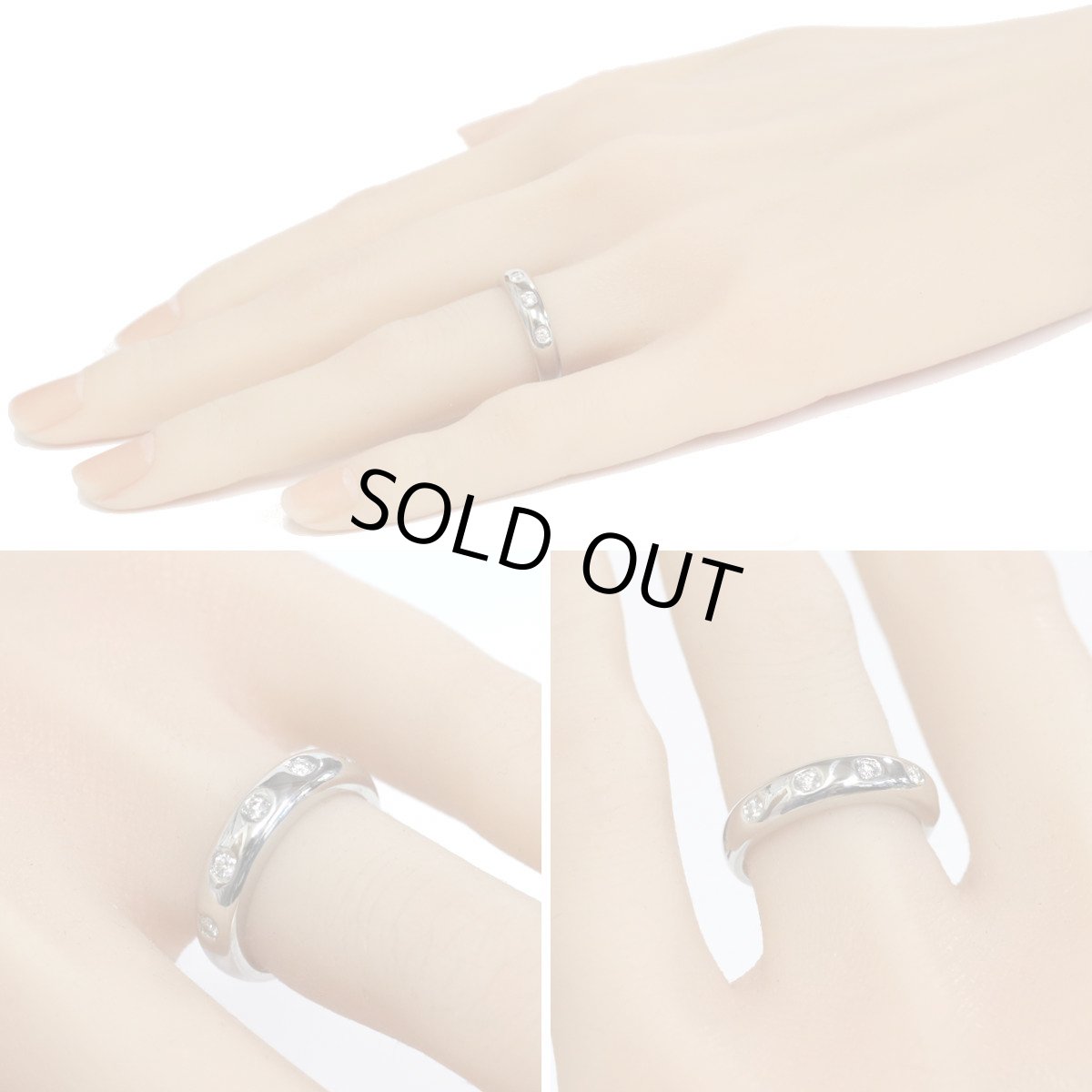 画像10: Pt950ダイヤモンドリング D0.11 7.5g #11 (10)