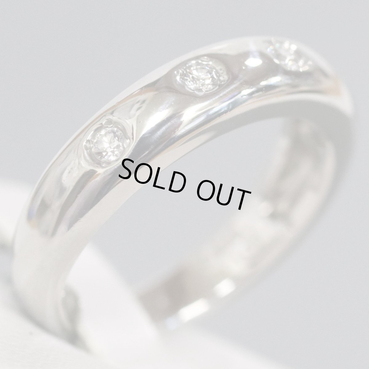 画像3: Pt950ダイヤモンドリング D0.11 7.5g #11 (3)