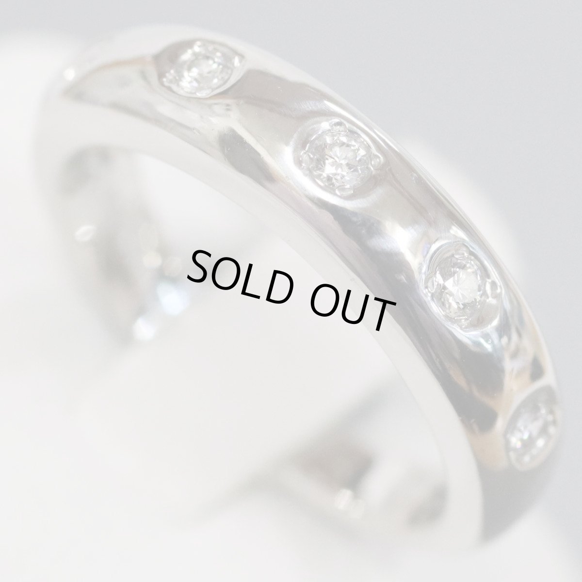 画像4: Pt950ダイヤモンドリング D0.11 7.5g #11 (4)