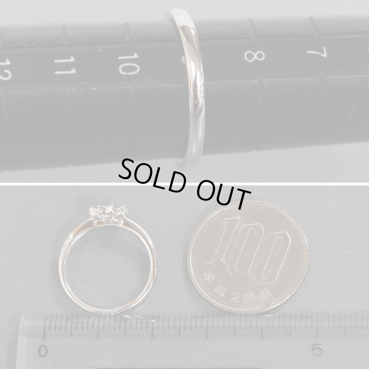 画像8: ヴァンドーム K18WGダイヤモンドリング 2.1g クローバーモチーフ (8)