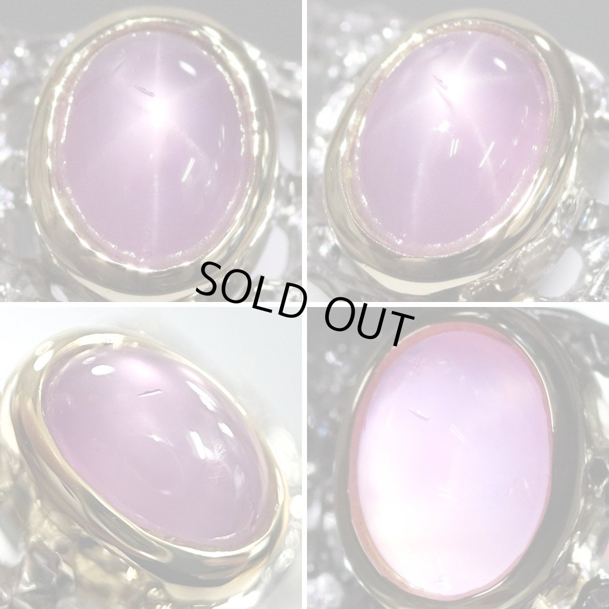 画像5: K18YG/WGスターサファイアダイヤモンドリング R0.91 D0.46 6.2g #11 ソーティング (5)