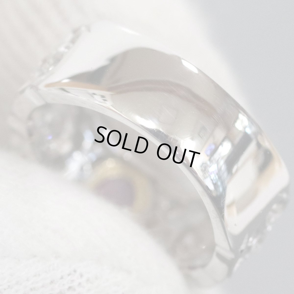 画像6: K18YG/WGスターサファイアダイヤモンドリング R0.91 D0.46 6.2g #11 ソーティング (6)