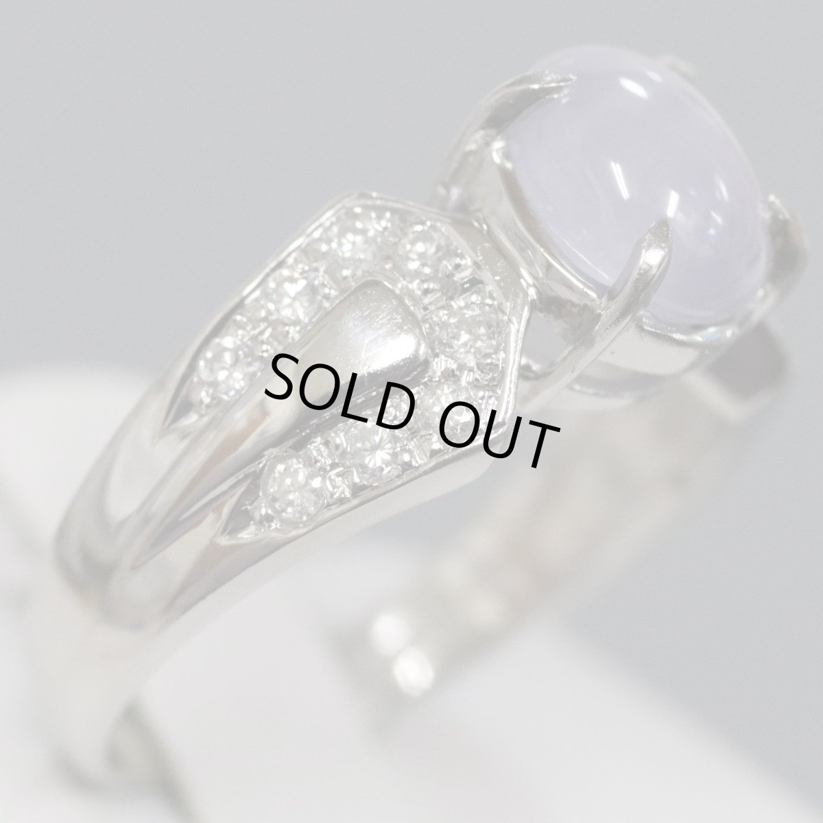 画像3: Pt850スターサファイアリング S2.22 D0.20 5.3g #12.5 (3)