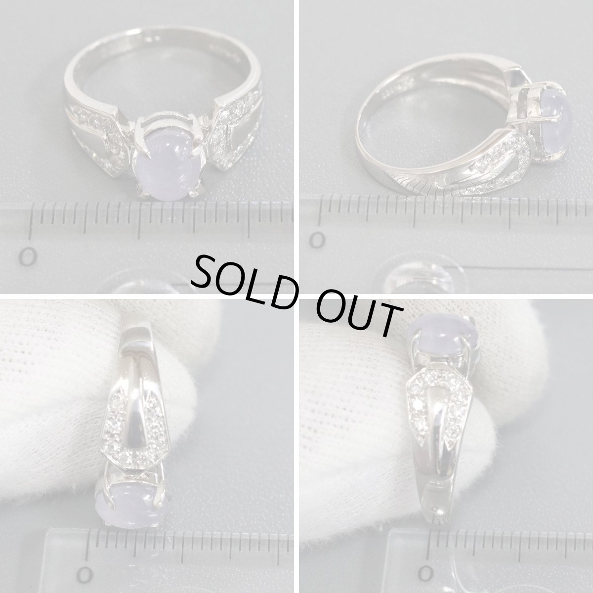 画像9: Pt850スターサファイアリング S2.22 D0.20 5.3g #12.5 (9)