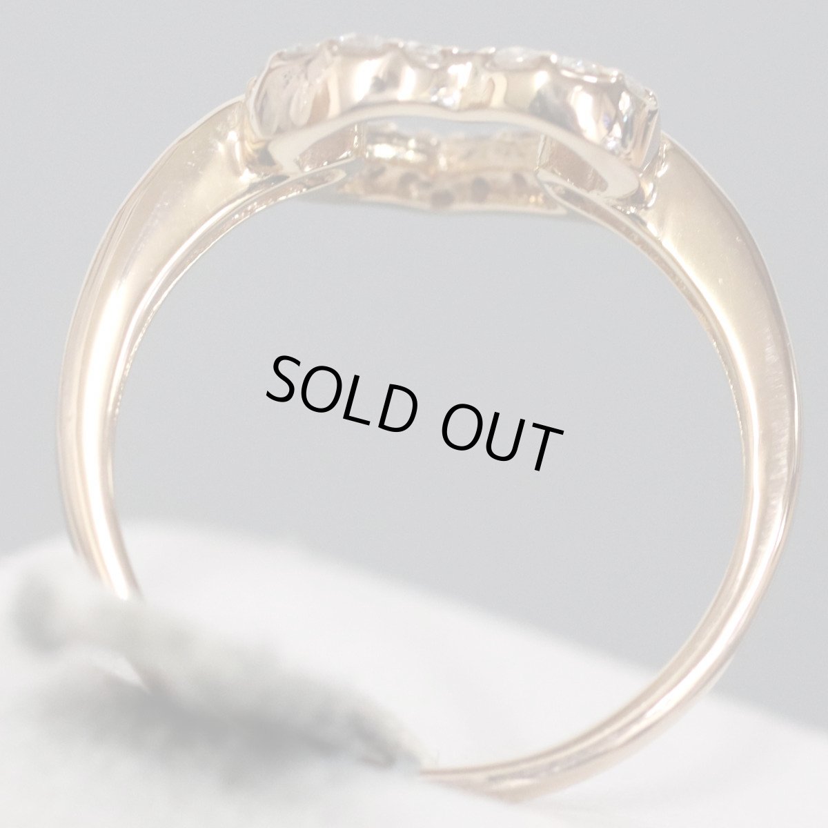 画像5: ヴァンドーム K18PGダイヤモンドリング D0.15 2.9g #11 ハートモチーフ (5)