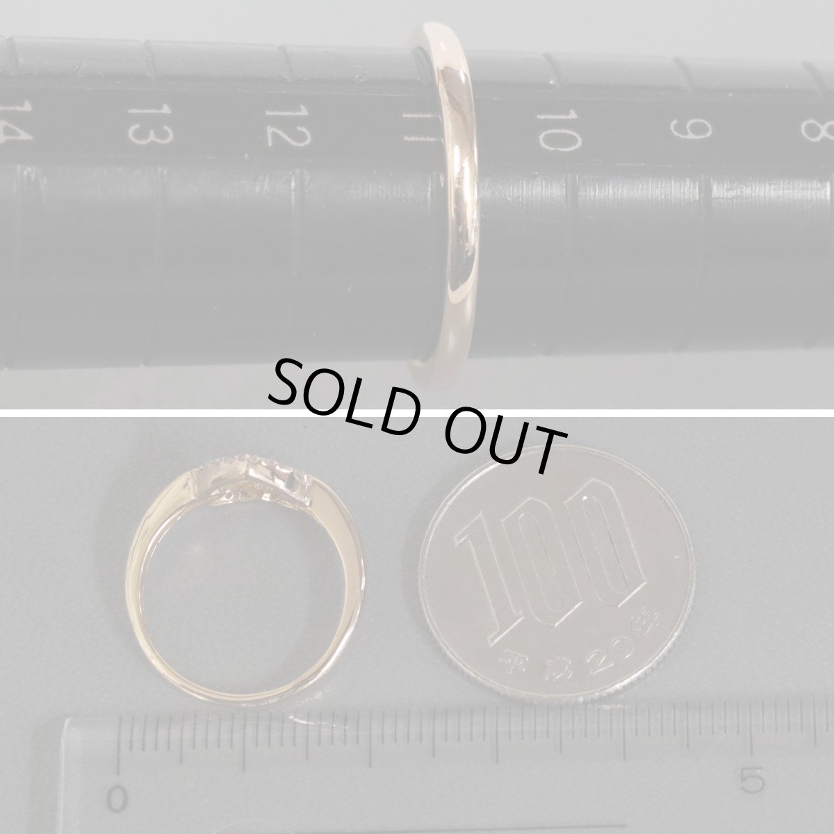 画像8: ヴァンドーム K18PGダイヤモンドリング D0.15 2.9g #11 ハートモチーフ (8)