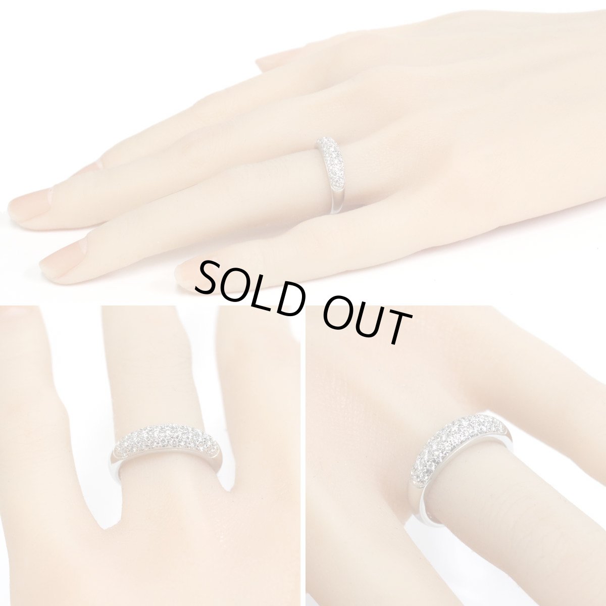 画像10: ミキモト Pt950ダイヤモンドリング D0.29 6.5g #11 (10)