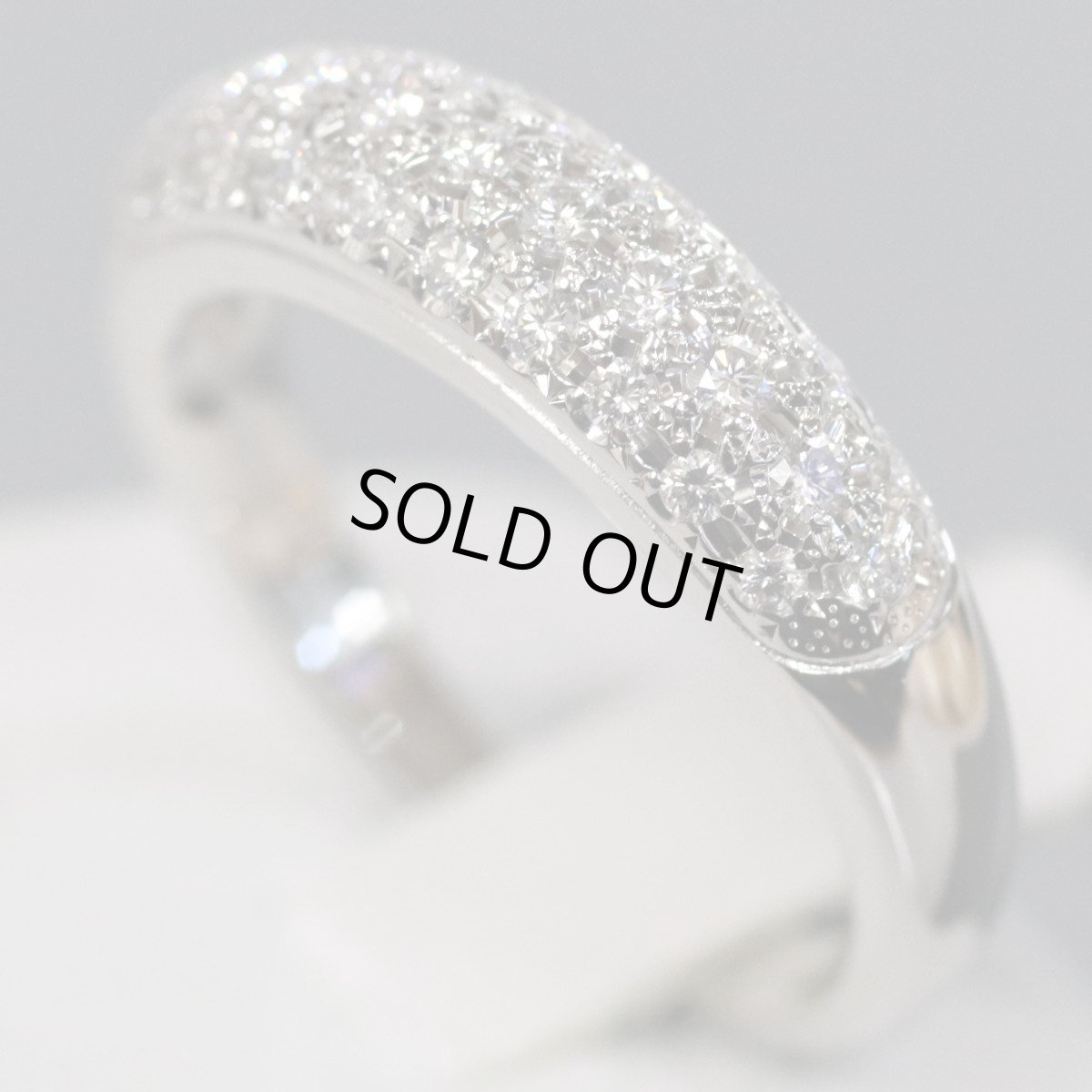 画像2: ミキモト Pt950ダイヤモンドリング D0.29 6.5g #11 (2)