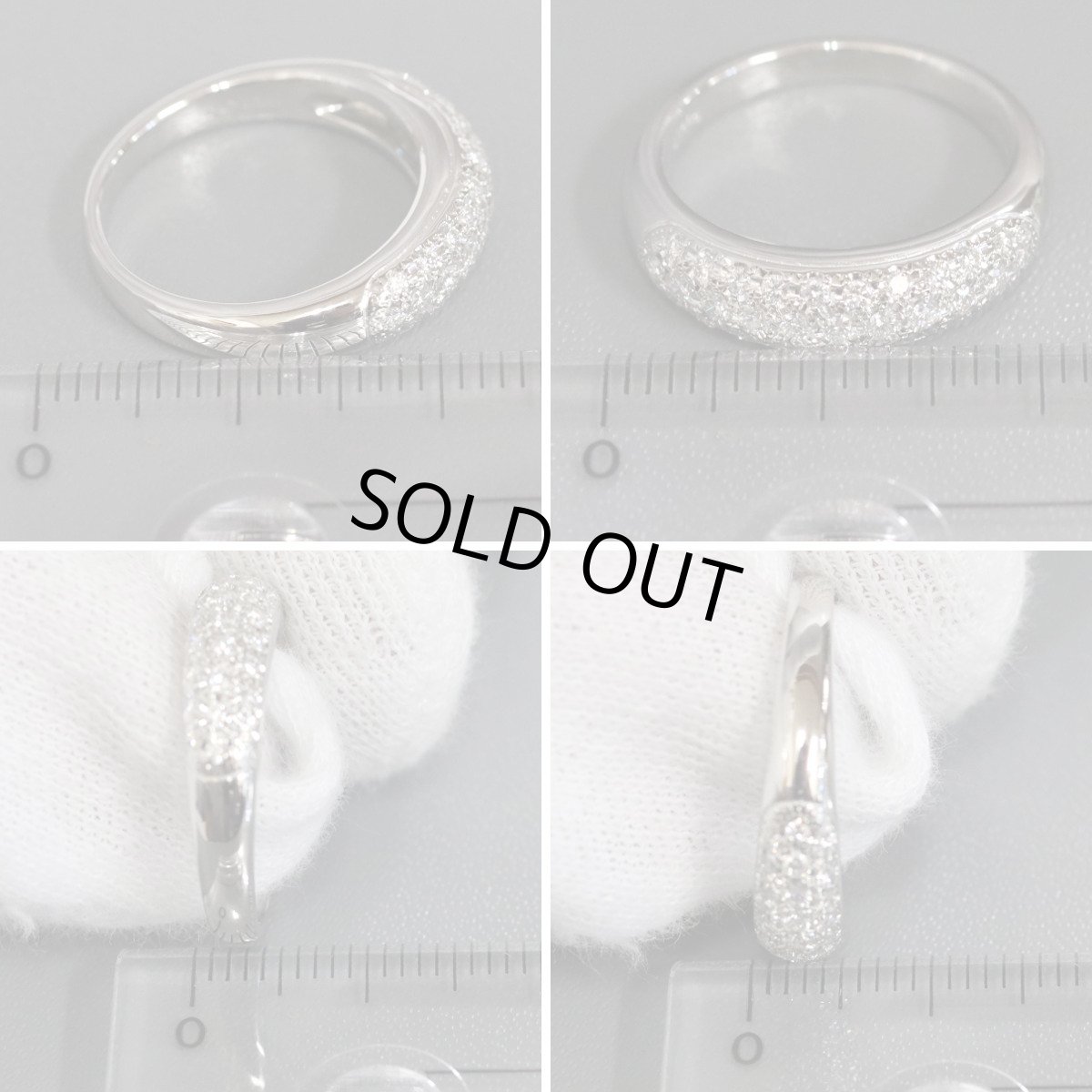 画像9: ミキモト Pt950ダイヤモンドリング D0.29 6.5g #11 (9)