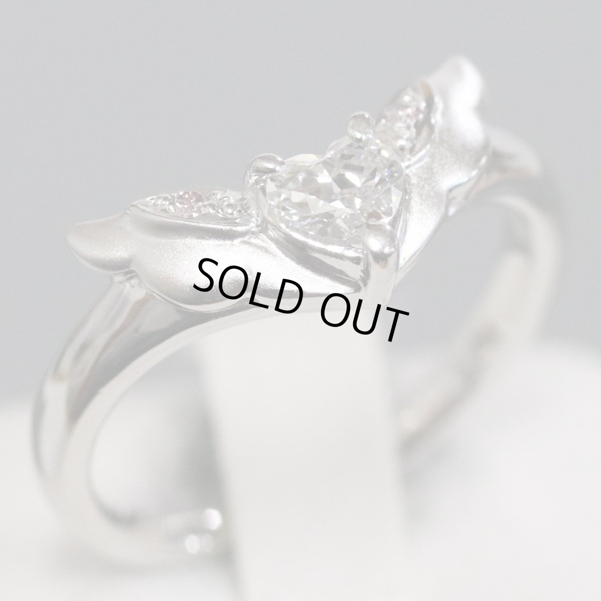 画像1: Pt900ダイヤモンドリング D0.277 D0.02 6.0g #11 (1)