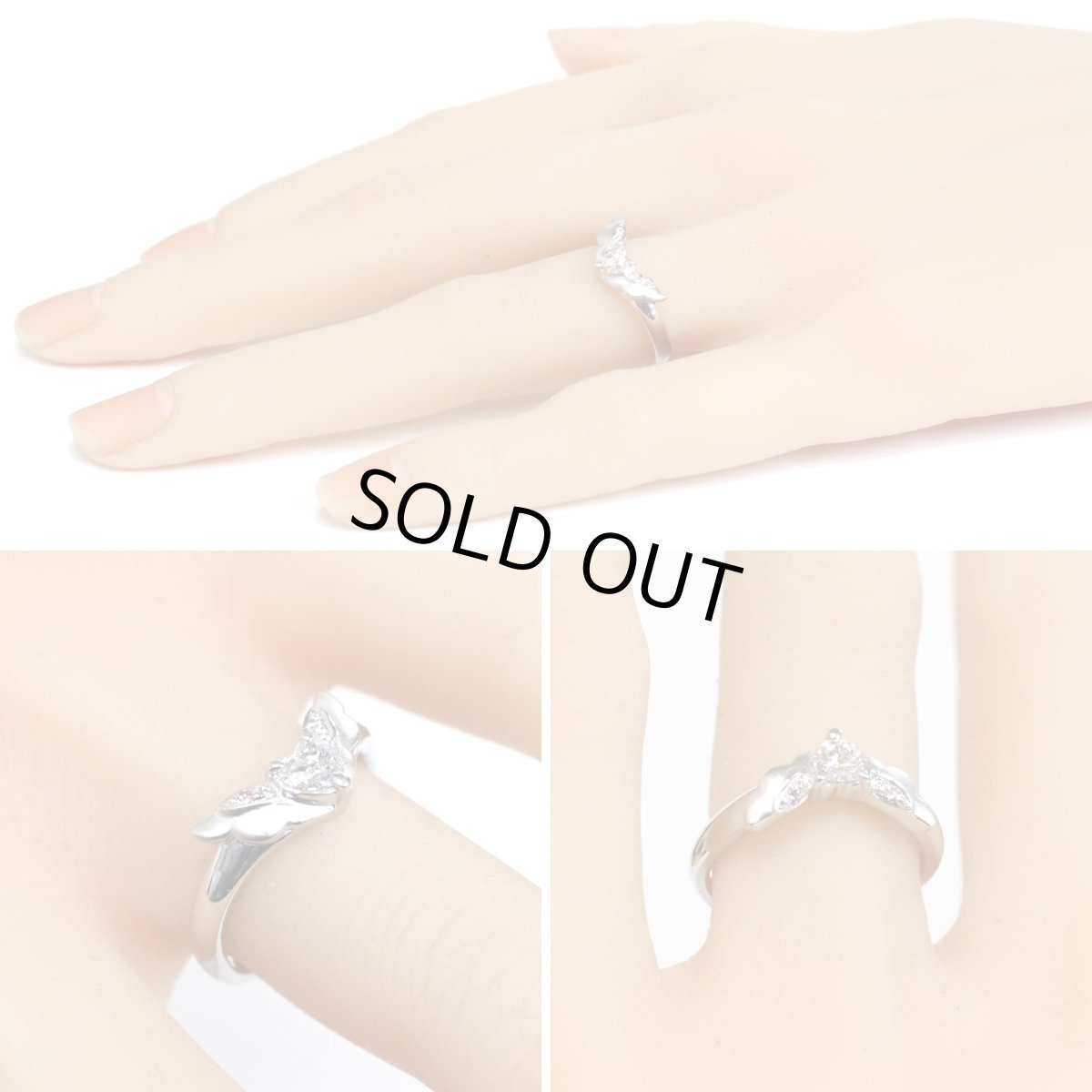 画像10: Pt900ダイヤモンドリング D0.277 D0.02 6.0g #11 (10)